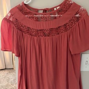 Lauren Conrad Flutter Sleeve Shirt